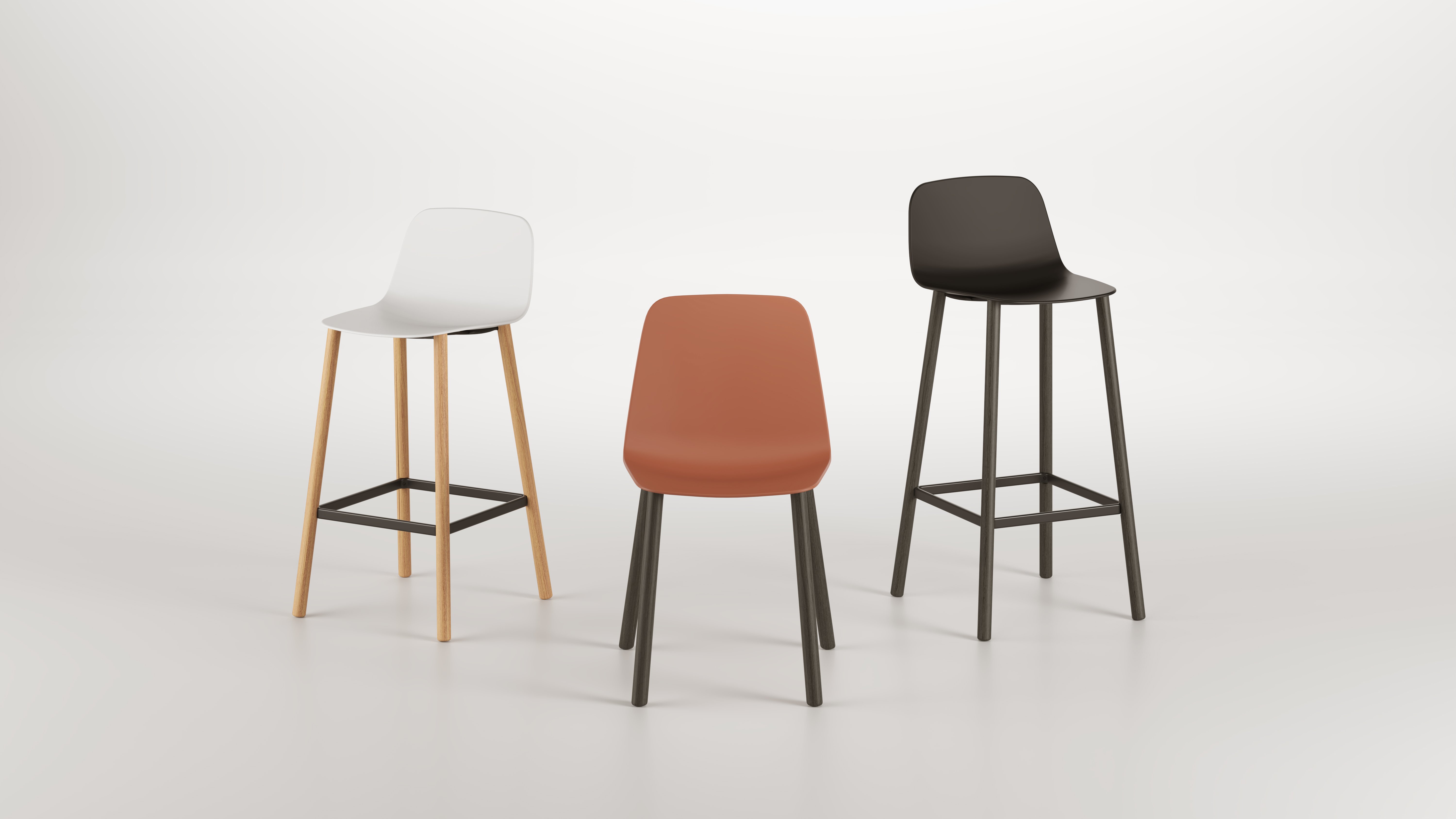 Maarten plastic stool